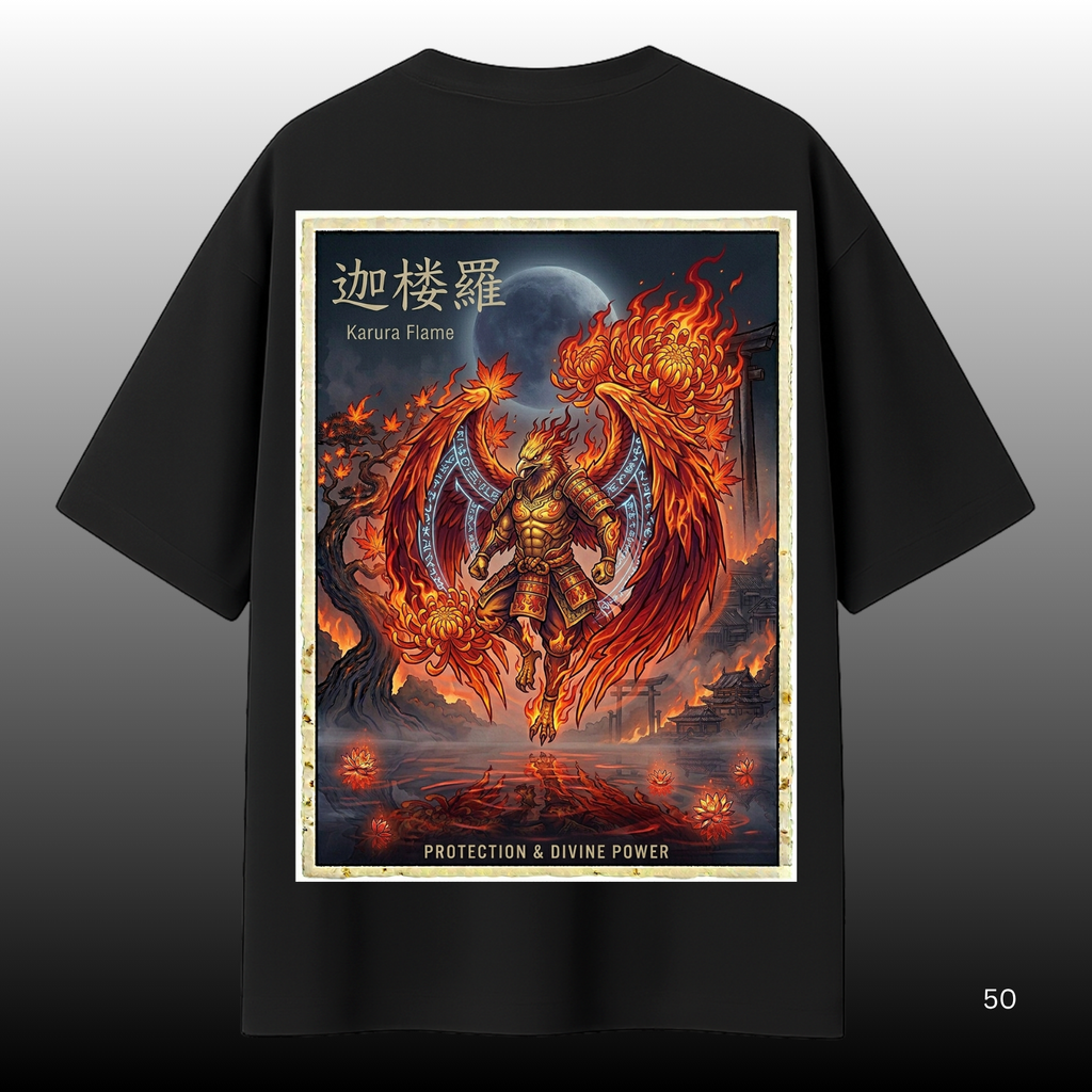 Karura Flame Oversized T-Shirt 🔥🪽