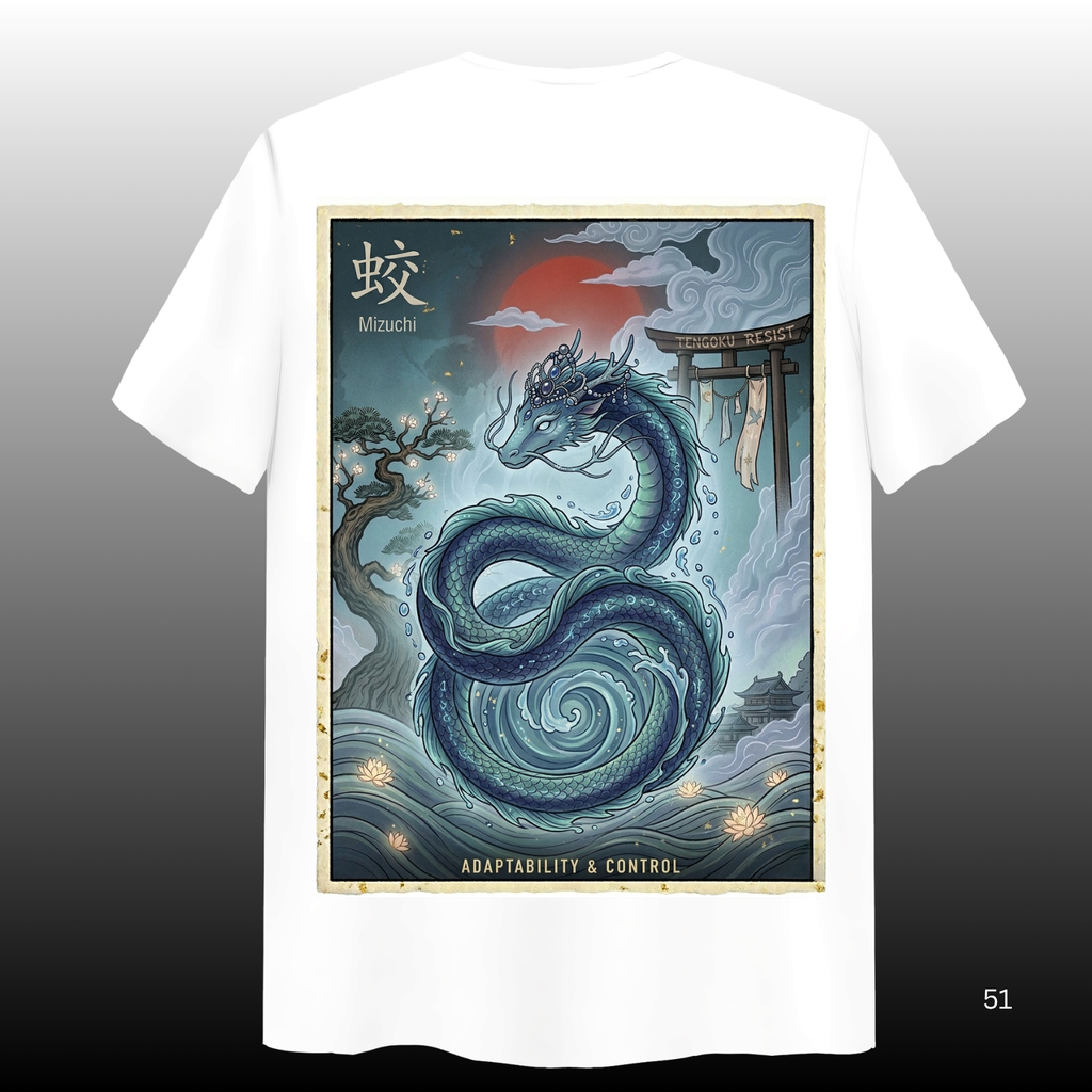 Mizuchi Oversized T-Shirt – Adaptability &amp; Control 🌊🐉