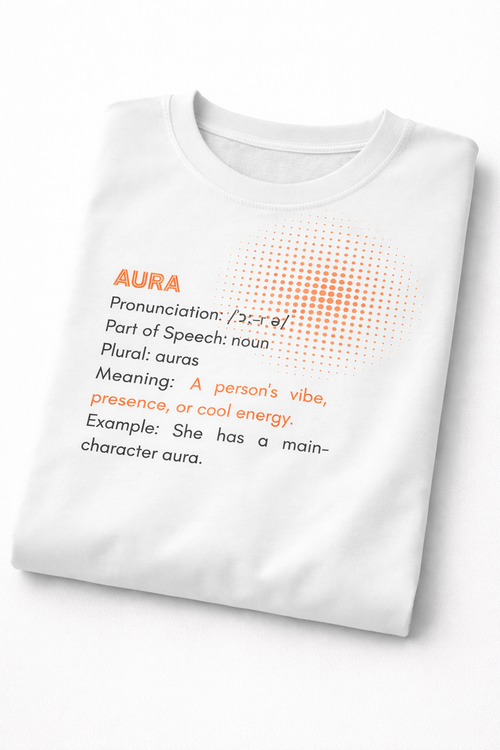 Aura Definition Graphic T-Shirt – Minimal Streetwear Tee
