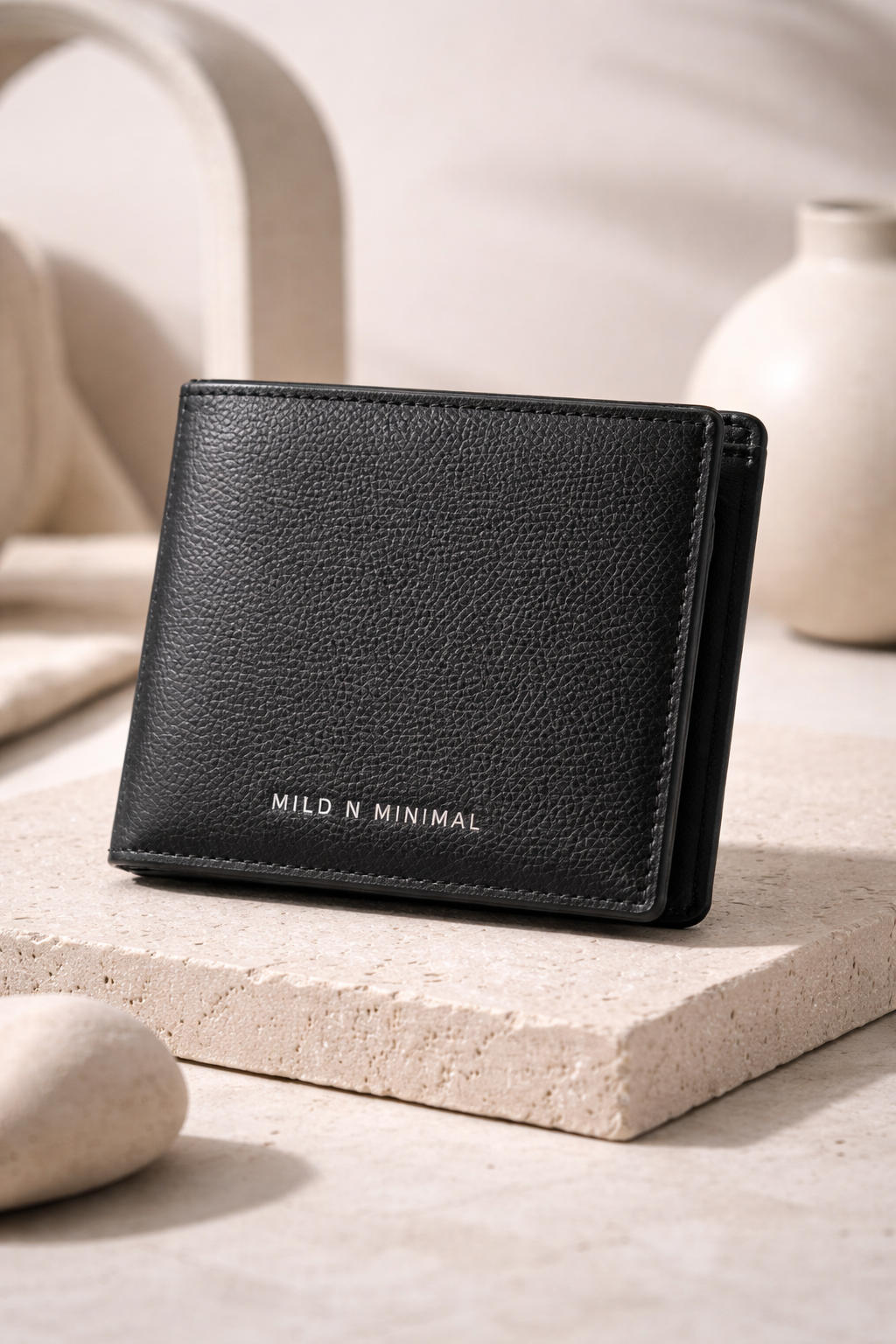 Mild N Minimal Premium Leather Wallet 🖤