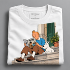 Tintin reading Feluda