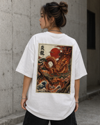 Enryu Flame Dragon Oversized T-Shirt 🔥🐉