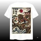 Guardian Beast Oversized T-Shirt – Strength &amp; Protection 🐉🔥