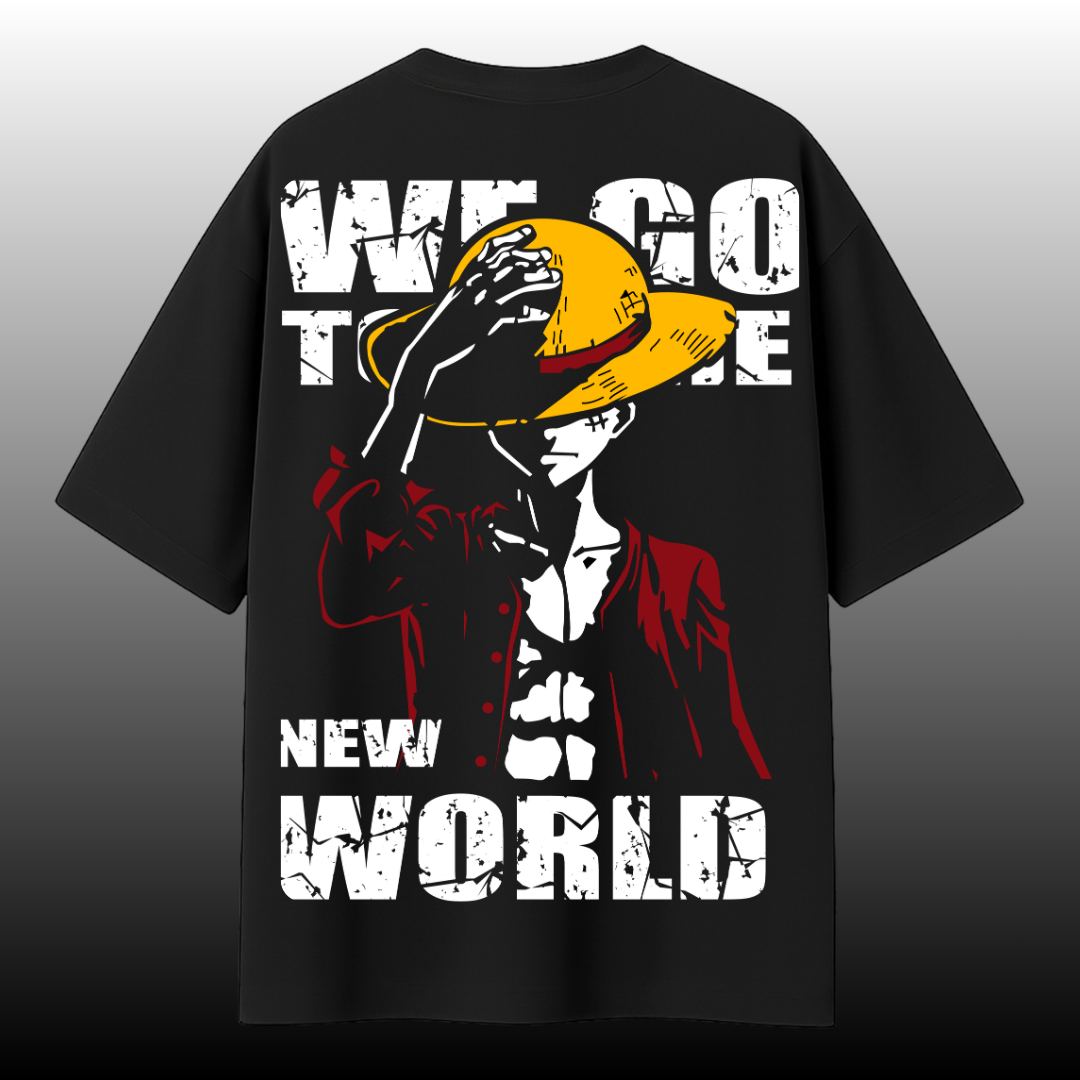 New World Oversized Anime T-Shirt – Streetwear Edition