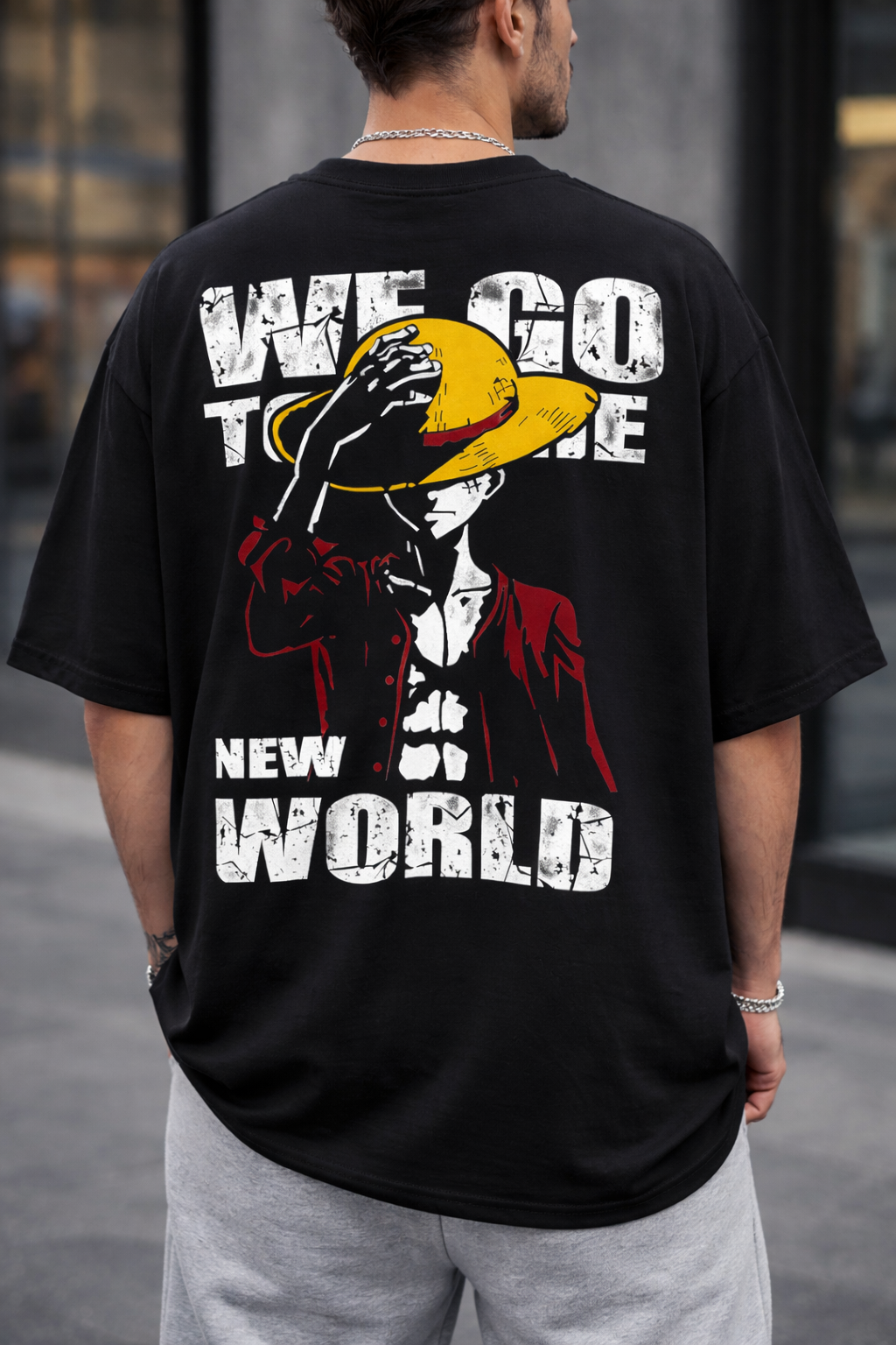 New World Oversized Anime T-Shirt – Streetwear Edition