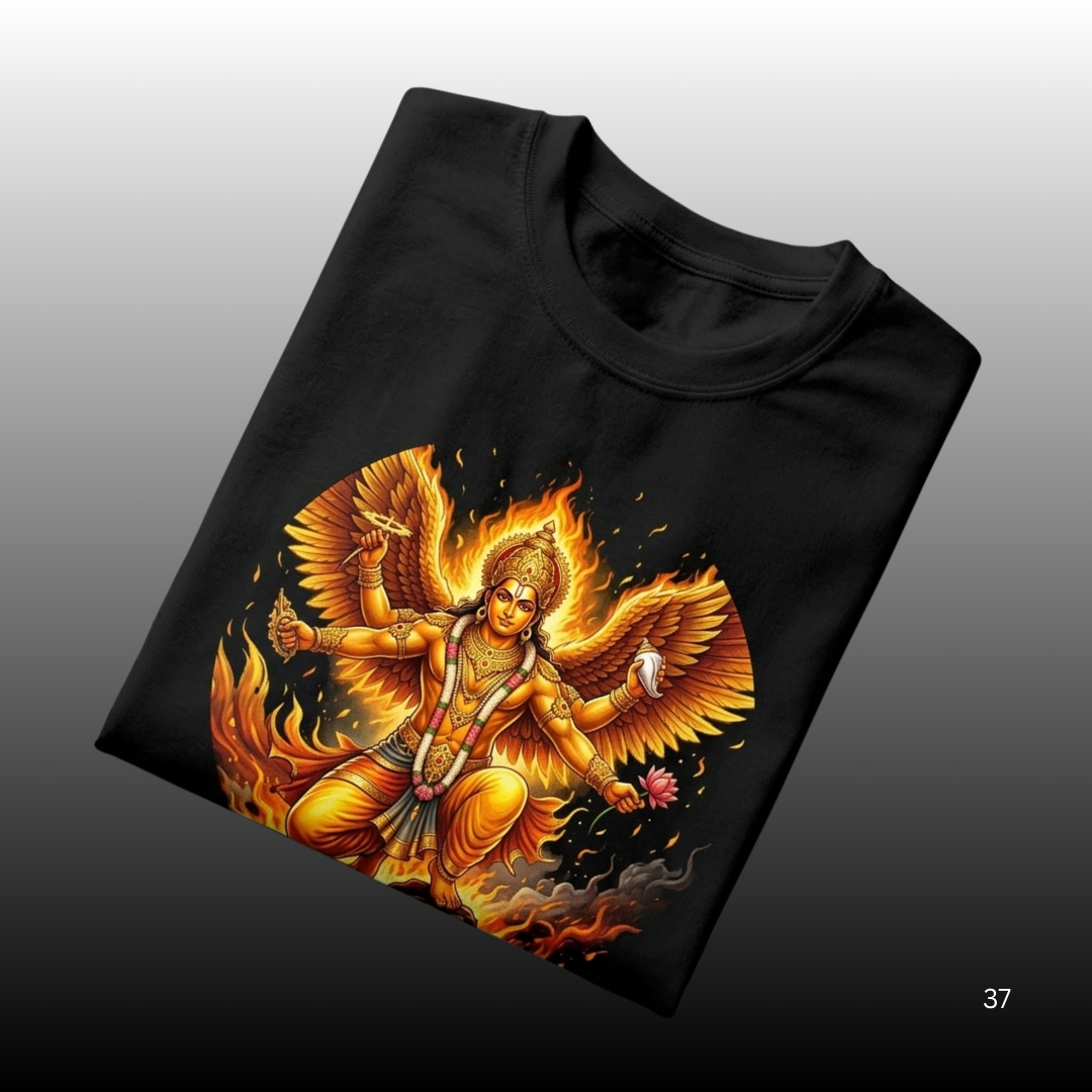 Nirbhay Bhava Back Print Oversized T-Shirt – Fearless Spirit Streetwear