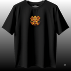 Nirbhay Bhava Back Print Oversized T-Shirt – Fearless Spirit Streetwear