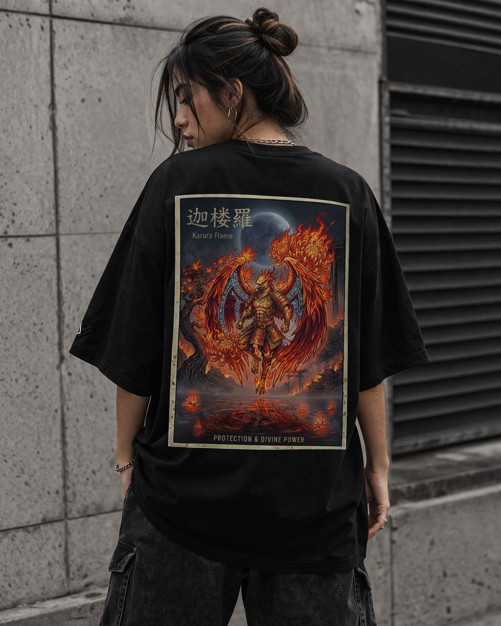 Karura Flame Oversized T-Shirt 🔥🪽