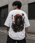 Kuro Oni Oversized T-Shirt – Power in the Shadows 🖤🔥