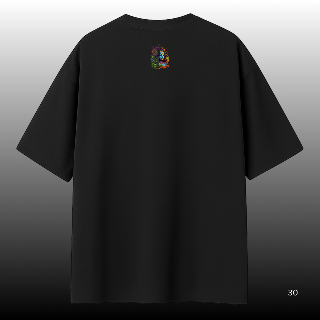 Cosmic Shiva Graphic Regular Fit T-Shirt – Divine Energy Streetwear