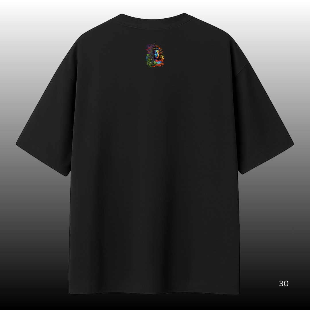 Cosmic Shiva Graphic Regular Fit T-Shirt – Divine Energy Streetwear