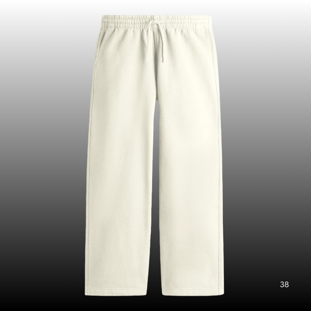 Premium Terry Cotton Relaxed Fit Lower – Off-White